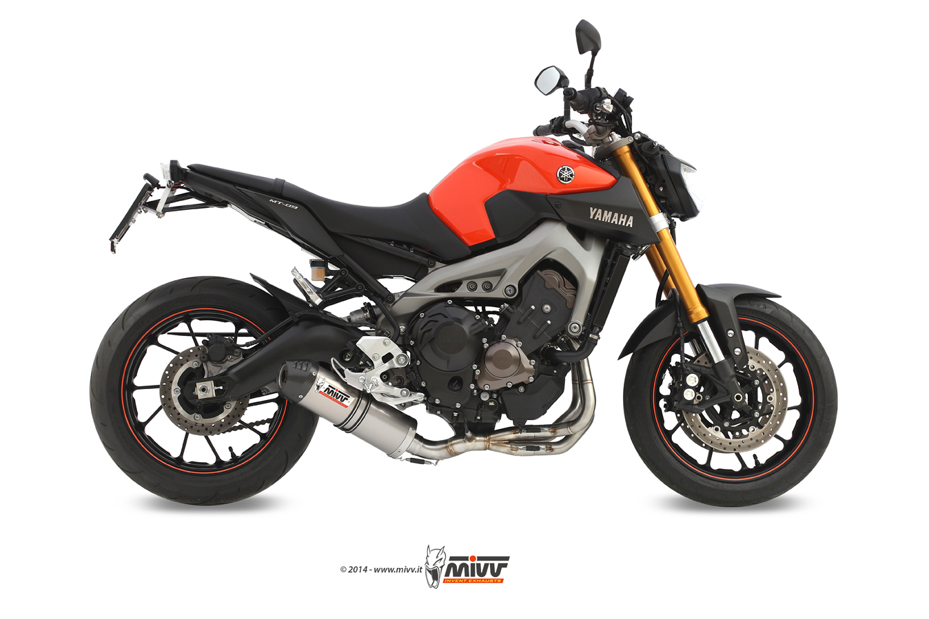 Impianto Scarico Completo Mivv Oval Carbon Cap Titanio Yamaha MT-09 – Y.042.L4C