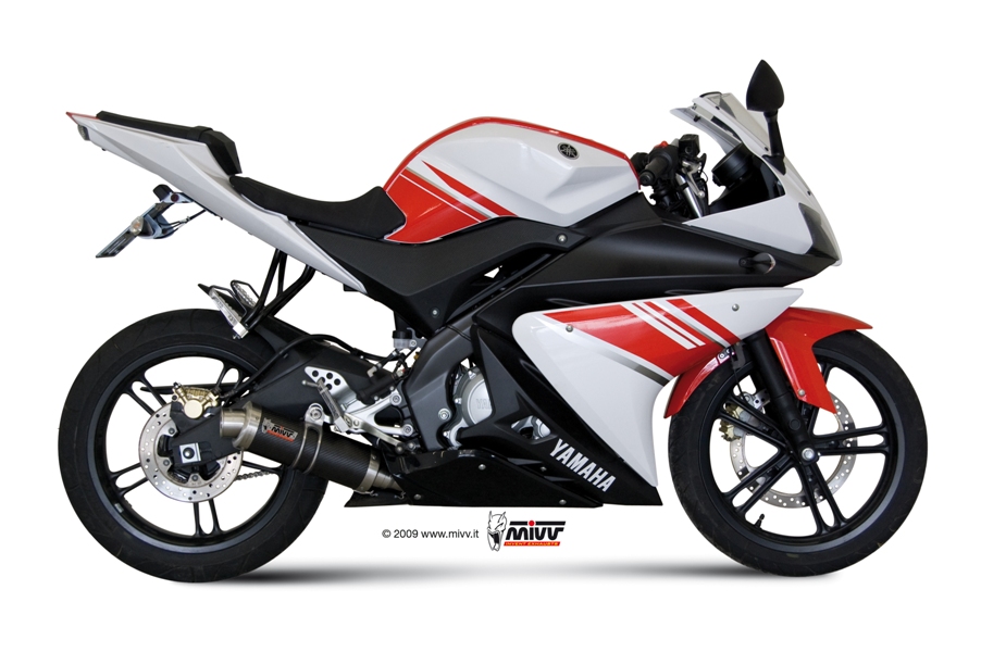 Impianto Scarico Completo Mivv Gp Carbonio Yamaha YZF R125 – Y.030.L2S