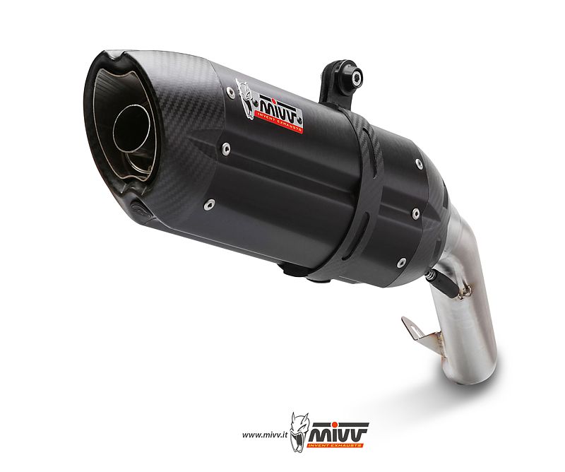 Impianto Scarico Completo Mivv Suono Steel Black Inox Yamaha T-Max (08-11) - Y.028.L9