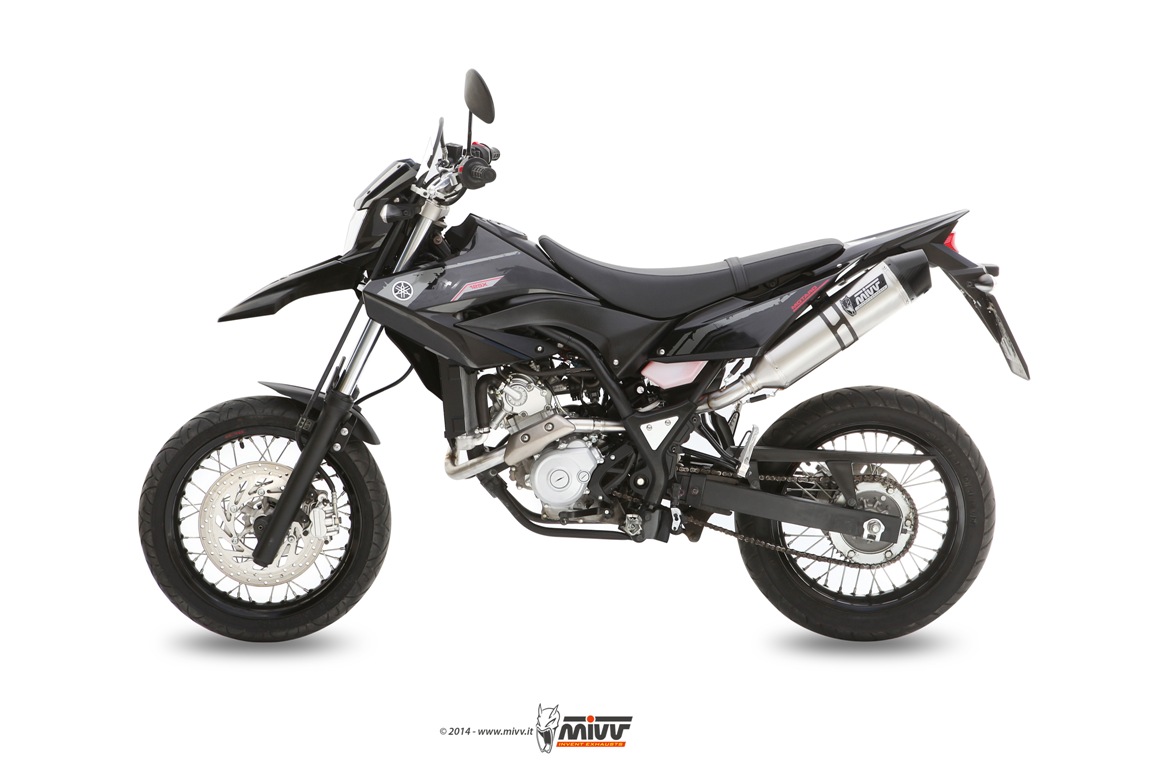 Scarico Yamaha WR 125 R/X Mivv Stronger Inox Carbon Cap M.YA.026.LXC Exhaust Auspuff
