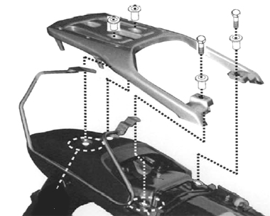 Telaietti distanziatori laterali Givi T213 Honda XL 650V Transalp (00-07)