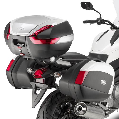 Telaietti laterali Givi PLX1111 + 1111KIT Honda NC700X 2012-13 NC750X 2014-2015