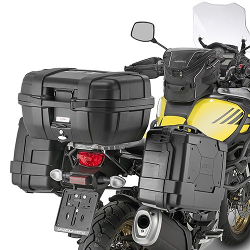 Valigia Bauletto moto posteriore o laterale Kappa KGR46n Garda 46 litri nero black line top case side case