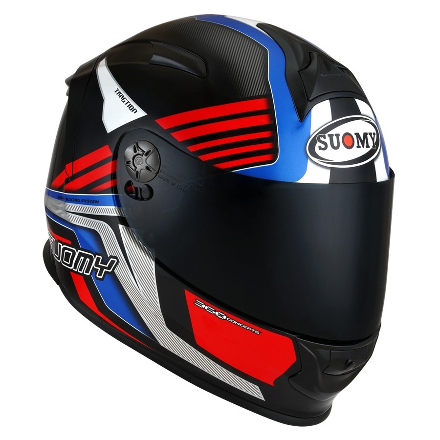 Casco integrale Suomy Sr Sport Attraction blu red helmet