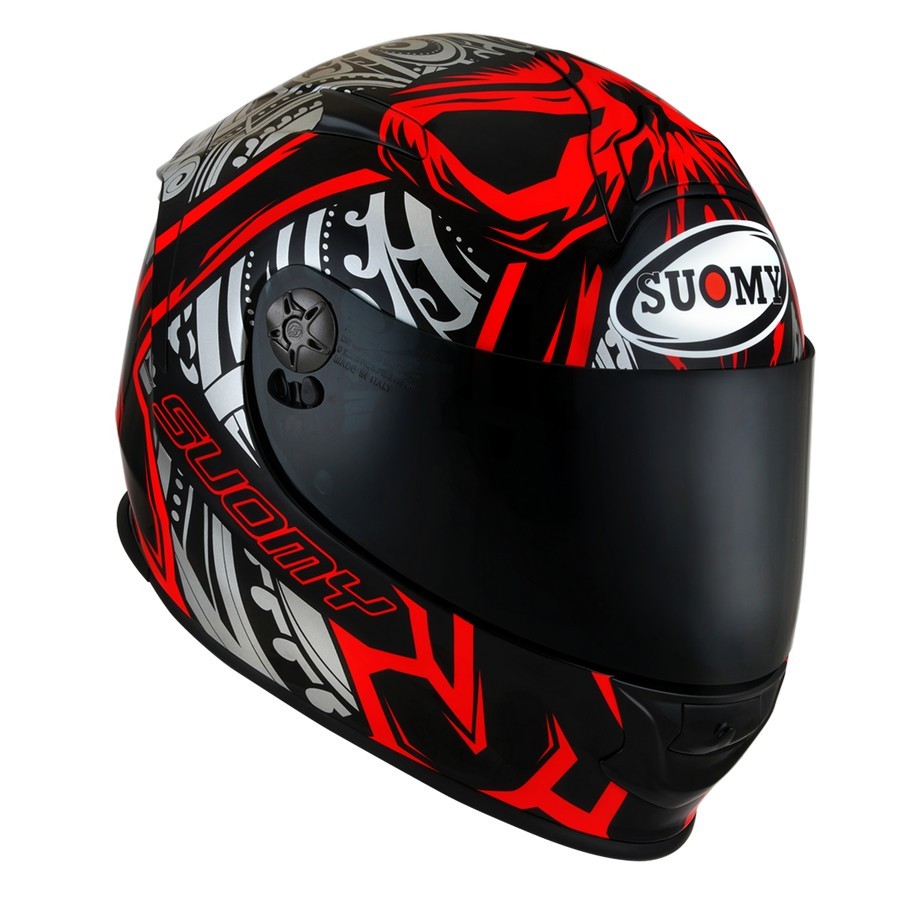 Casco integrale Suomy Sr Sport Crossbones red helmet