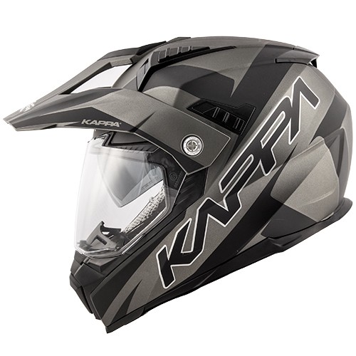 Casco Kappa Kv30 Enduro Flash Titanium black helmet