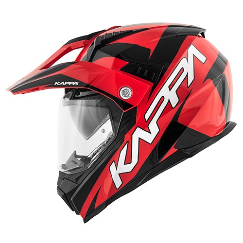 Casco Kappa Kv30 Enduro Flash red black helmet