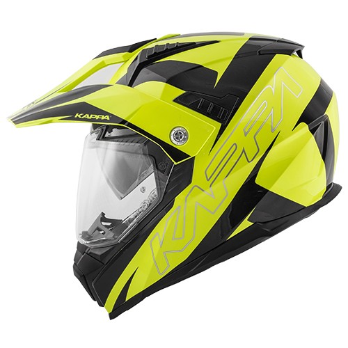 Casco Kappa Kv30 Enduro Flash yellow fluo black helmet