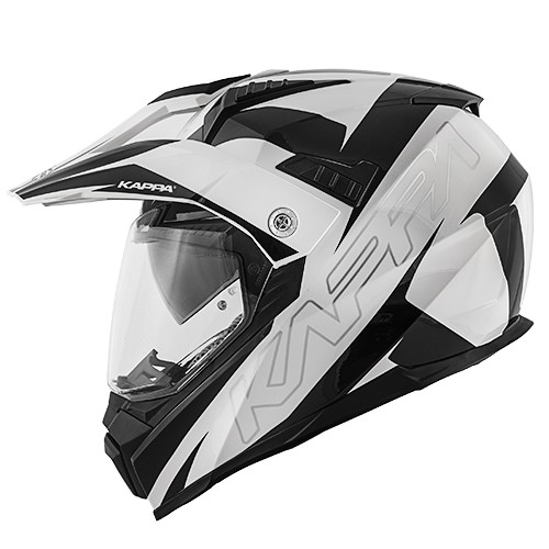 Casco Kappa Kv30 Enduro Flash white black helmet