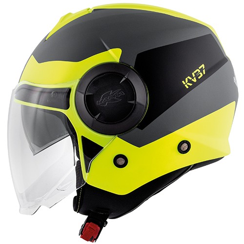 Casco Kappa Kv37 Oregon Zone titanium mat yellow helmet
