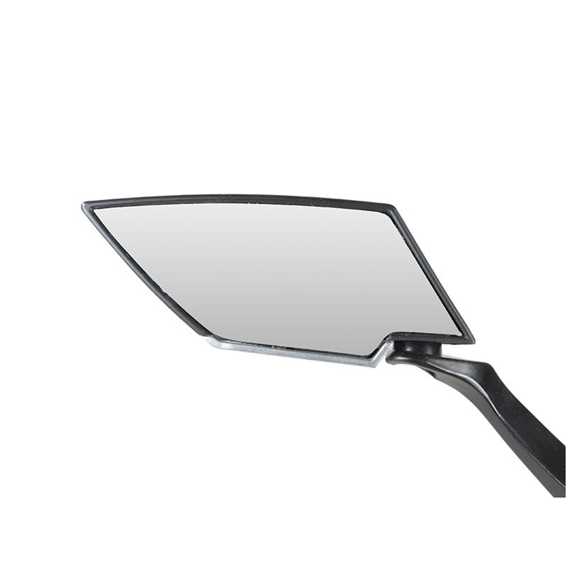 Coppia Specchietti moto universali attacco a manubrio Chaft Smash nero black IN1021 mirrors
