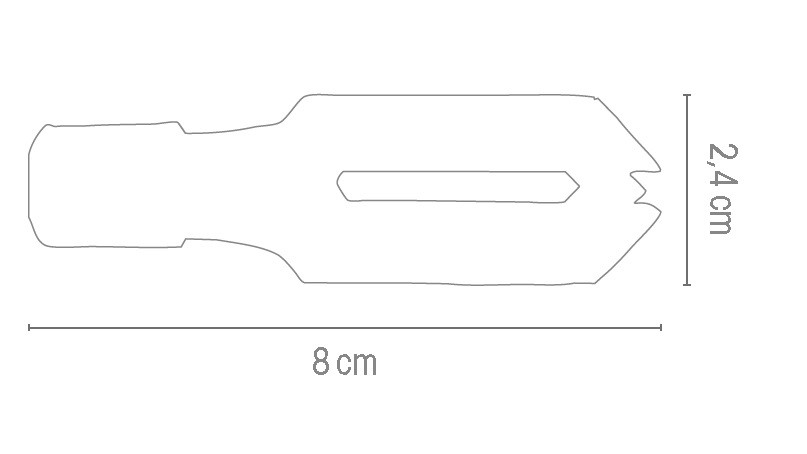 Coppia Frecce led indicatori di direzione omologate moto Chaft Douglas IN740 indicators arrows