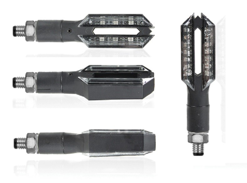 Coppia Frecce led indicatori di direzione omologate moto Chaft Douglas IN740 indicators arrows