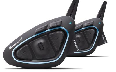 Interfono Bluetooth Midland BTX2 Pro S Long Range Doppio Twin Pack
