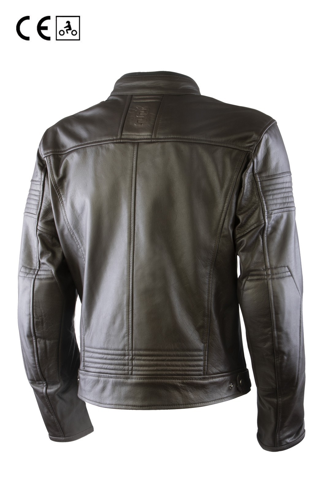 Oj Century man Giacca pelle uomo moto naked custom vintage cafe racer scrambler leather jacket