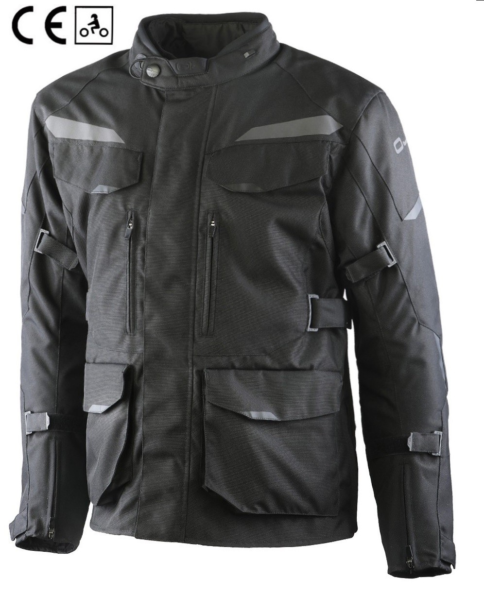 Oj After nero Giacca uomo moto touring quattro stagioni four seasons man jacket