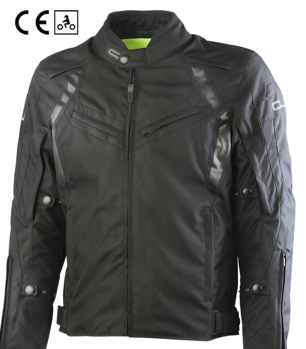 Oj Attitude nero man Giacca uomo moto sport touring jacket