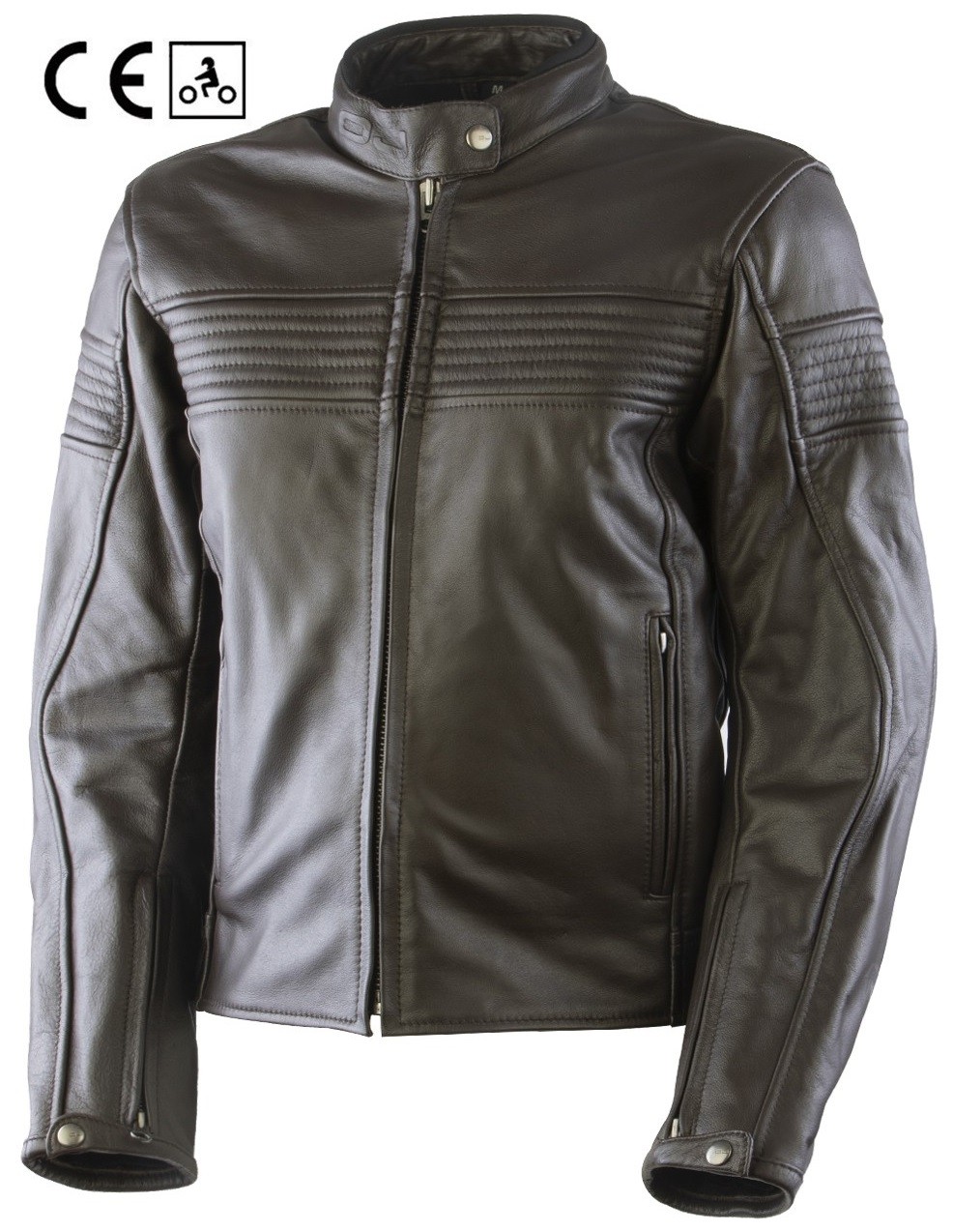 Oj Century lady Giacca pelle donna moto naked custom vintage cafe racer scrambler leather jacket