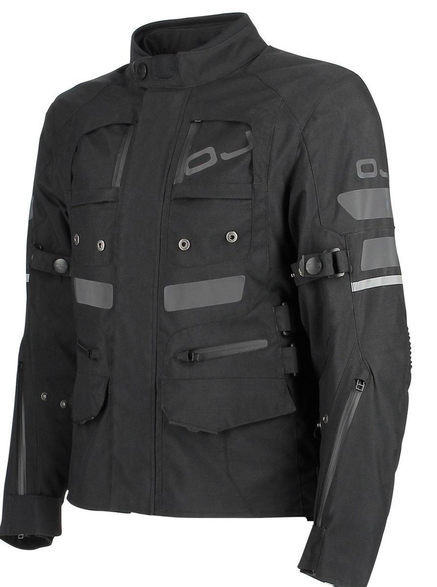 Giacca donna moto touring adventure doppio strato 4 stagioni Oj Revolution lady nero black woman jacket
