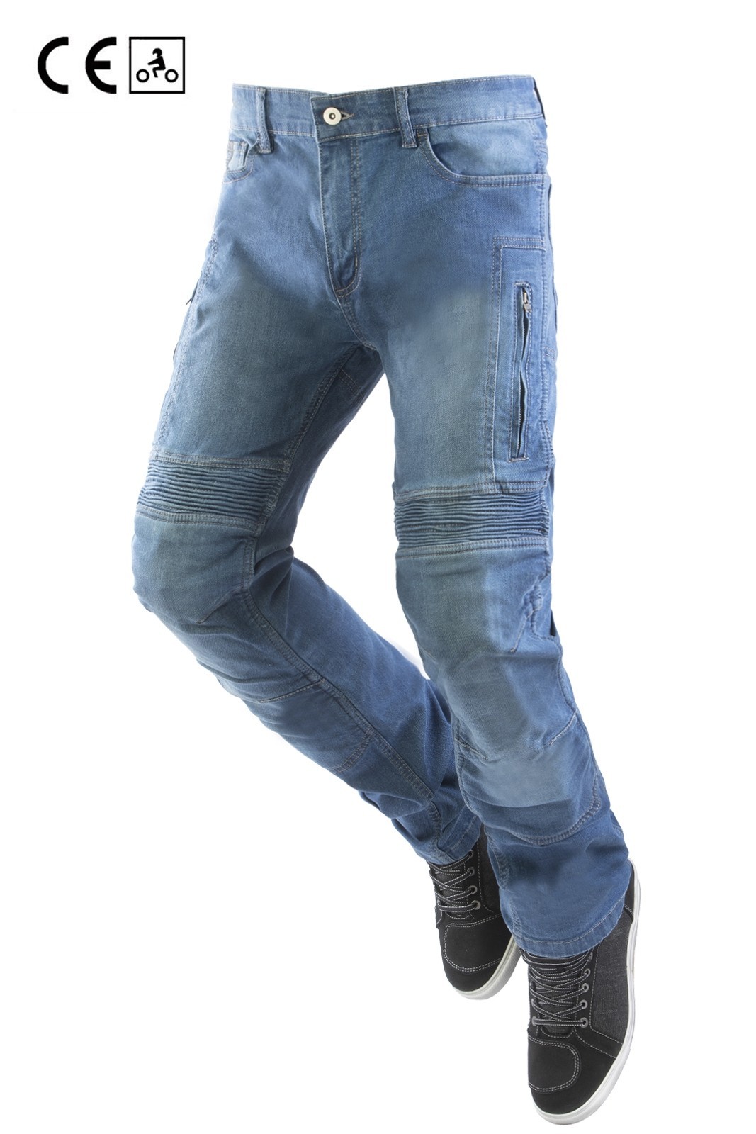 Jeans omologati moto con protezioni Oj Upgrade Man blu