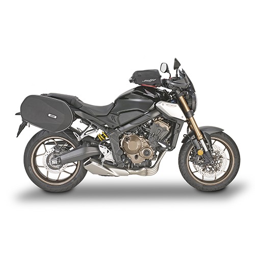 Borsa da serbatoio Honda CB650 R 2019 Givi ST611 Tanklock Moto tank bag con flangia BF30