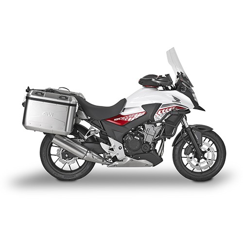 Borsa serbatoio tank bag Honda Cb500 X dal 2013 al 2018 Givi St611 e flangia Bf20