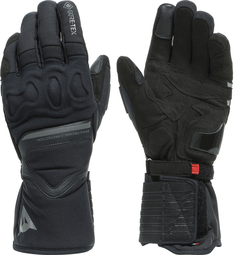 Guanti moto autunno inverno Dainese Nembo goretex nero black gloves