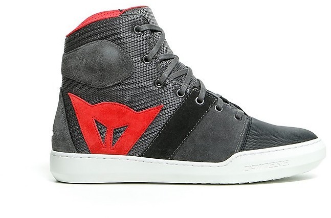 Scarpe moto Dainese York Air nero rosso phantom red shoes
