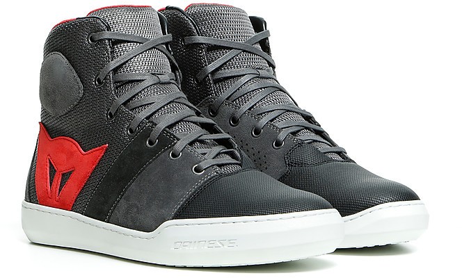 Scarpe moto Dainese York Air nero rosso phantom red shoes