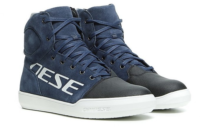 Scarpe Dainese York D-wp black iris white shoes