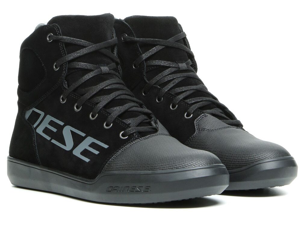 Scarpe moto impermeabili Dainese York D-Wp nero antracite black waterproof shoes