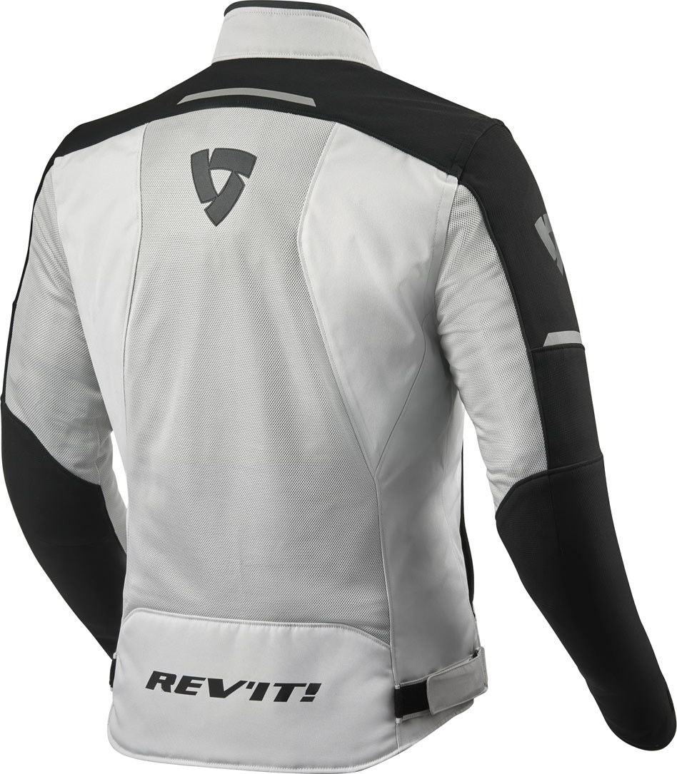 Giacca moto estiva traforata Rev'it Airwave 3 argento nero silver black summer perforated jacket