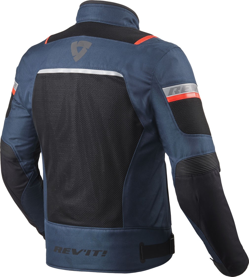 Giacca moto traforata Rev'it Tornado 3 blu scuro nero dark blue black spring summer perforated jacket