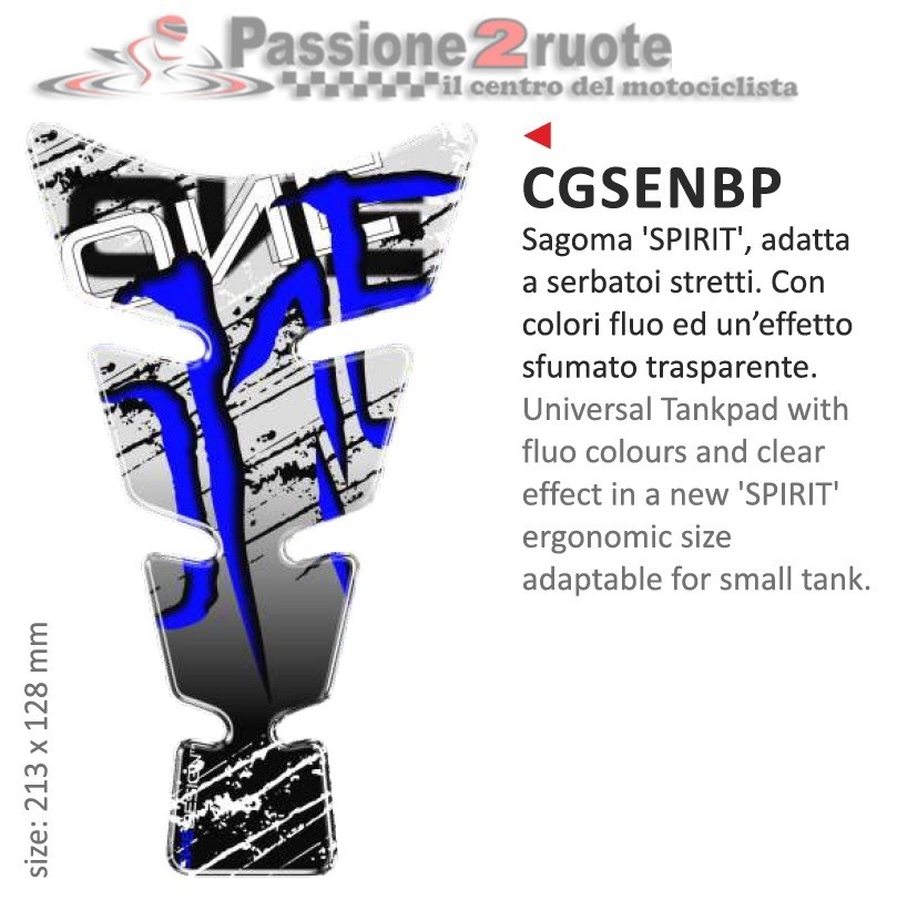 Paraserbatoio Print Spirit Monster Energy Blu