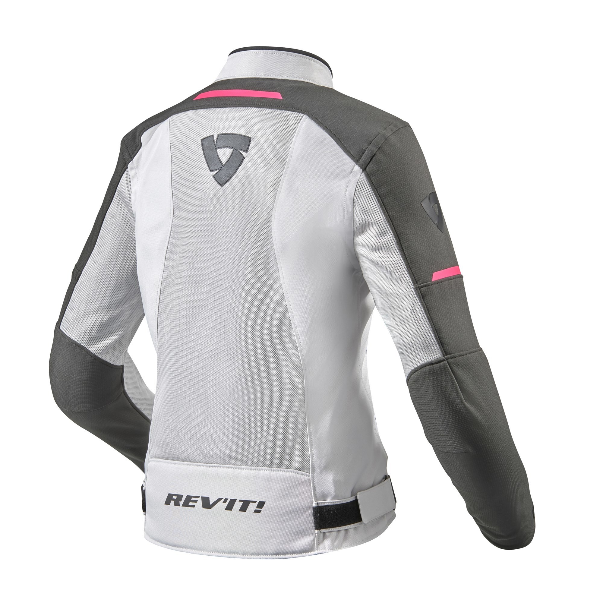 Giacca donna moto estiva traforata Rev'it Airwave 3 Ladies argento nero fucsia silver Black lady woman summer perforated jacket