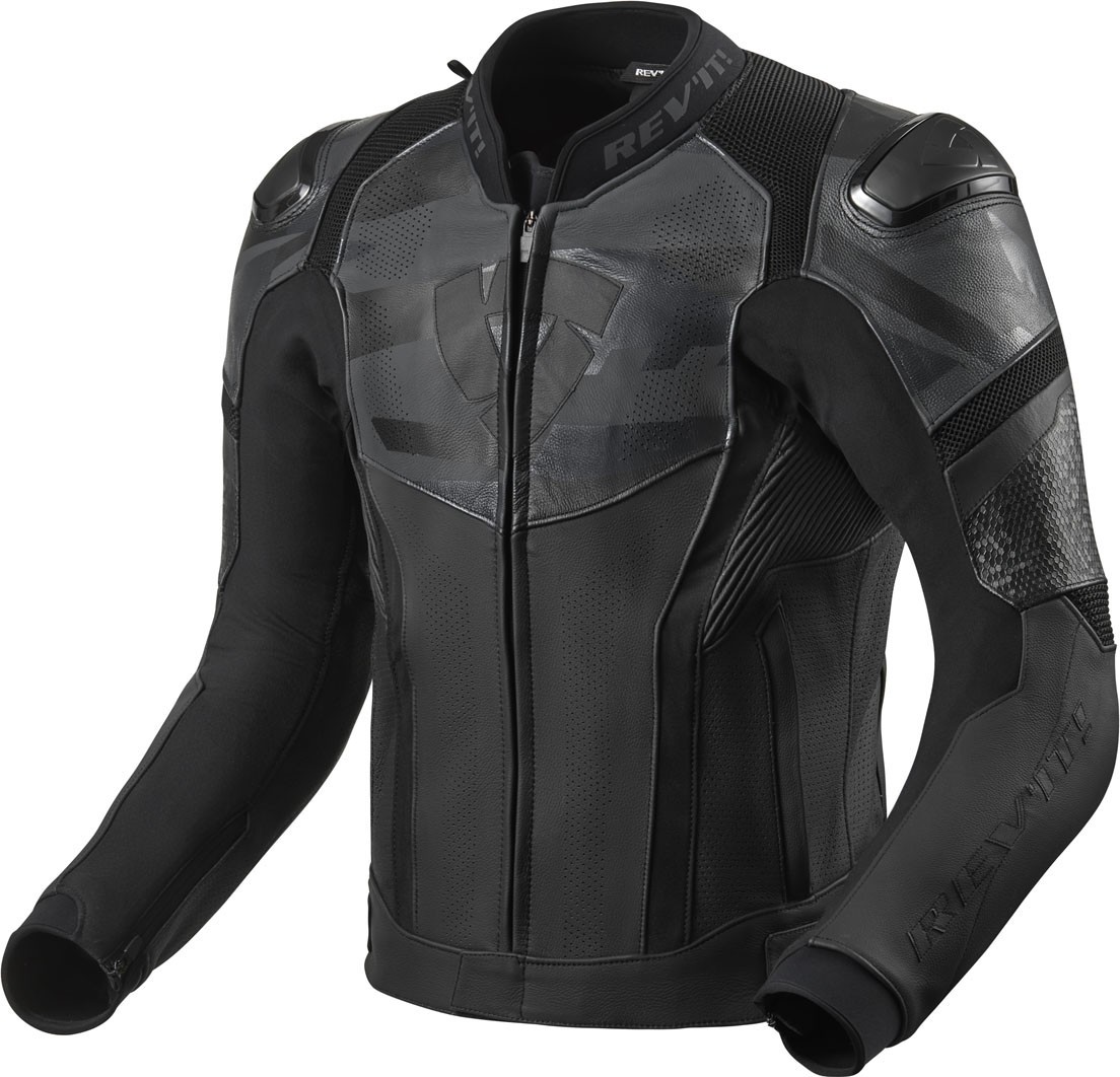 Giacca pelle Revit Hyperspeed Air black grey leather jacket