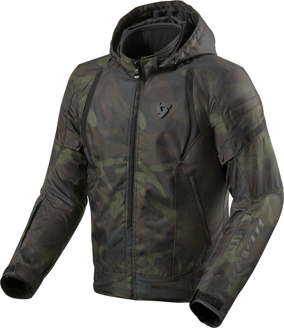 Giacca moto Rev'it Revit Flare 2 verde scuro camo dark green jacket