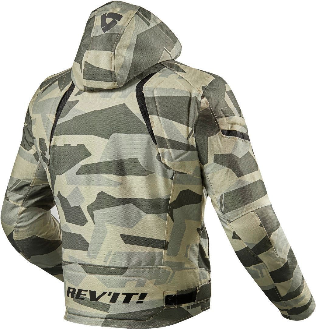 Giacca moto Rev'it Revit Flare 2 verde chiaro camo light green jacket
