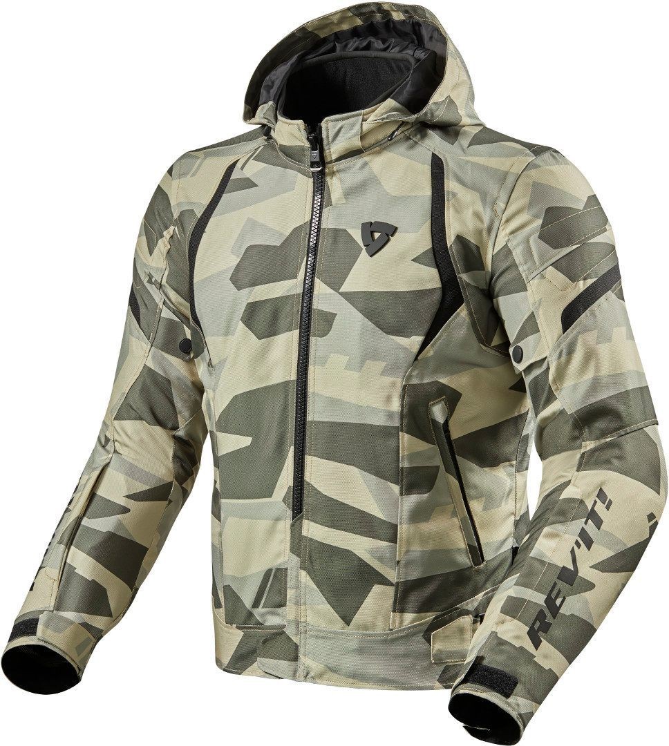 Giacca moto Rev'it Revit Flare 2 verde chiaro camo light green jacket