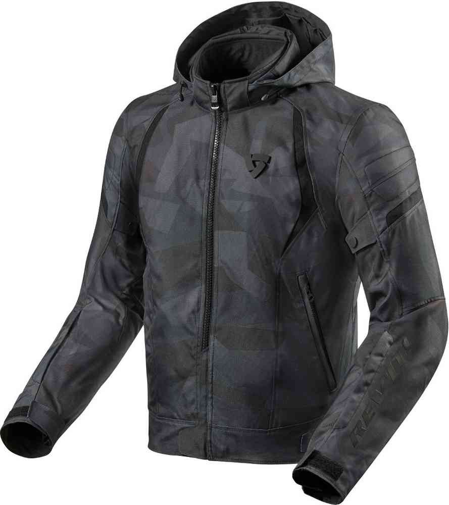 Giacca moto Revit Flare 2 grigio scuro camo dark grey jacket