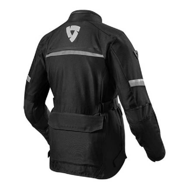 Giacca donna moto touring 4 stagioniRev'it Outback 3 ladies nero black silver red 4 seasons waterproof jacket