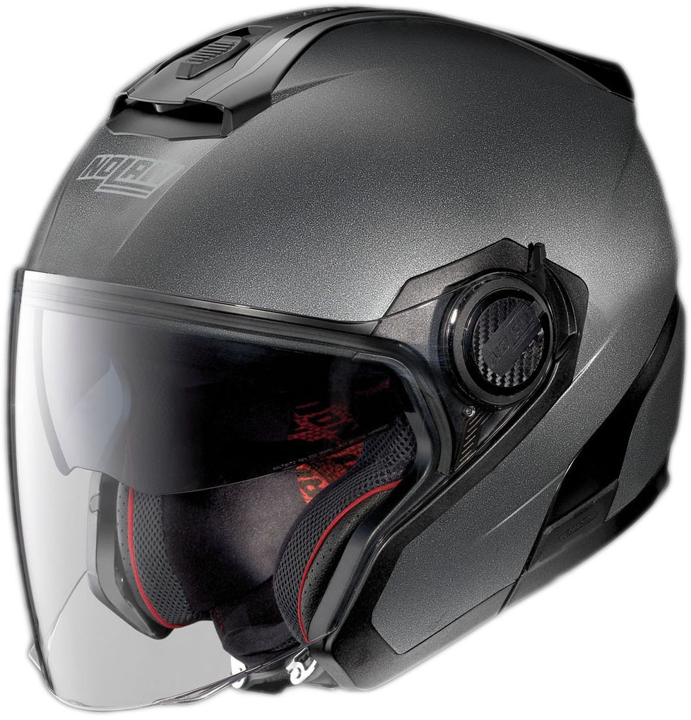 Casco jet Nolan N40-5 Special nero graffite black graphite 9 Ncom helmet casque