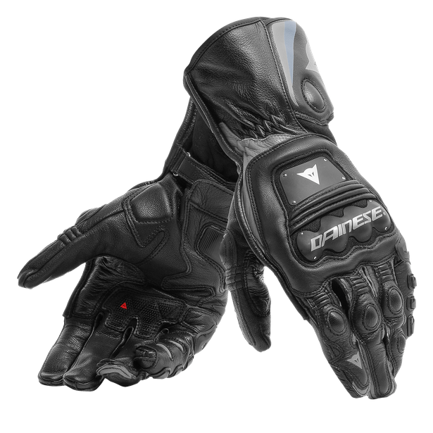 Guanti moto racing pista corsa Dainese Steel Pro nero black gloves