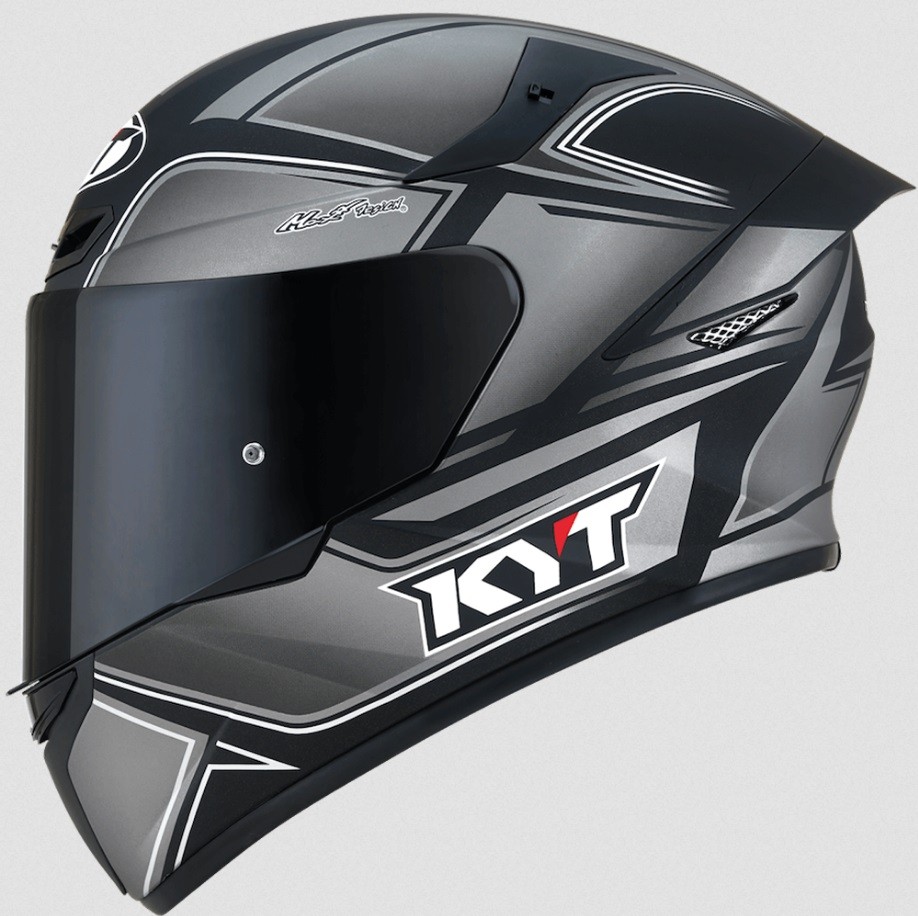 Casco integrale KYT TT-Course Tourist cool grey helmet casque