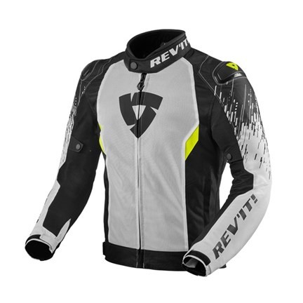 Giacca Revit Quantum 2 air white black jacket