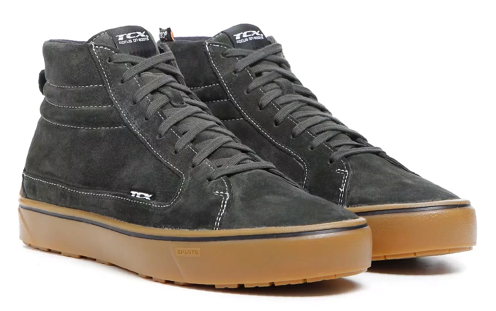 Scarpe moto impermeabili Tcx Street 3 WP verde marrone green brown waterproof SNEAKER shoes