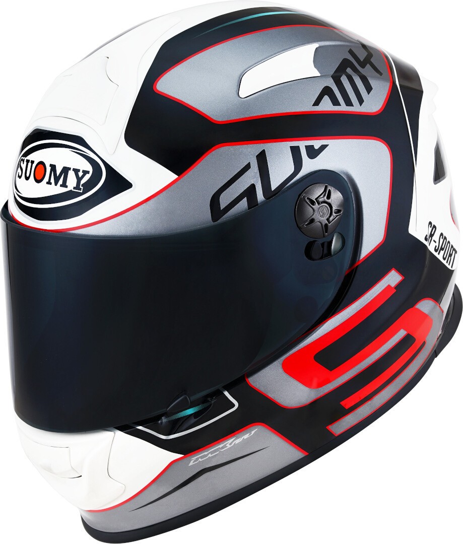 Casco integrale Suomy Sr Sport Axial red helmet