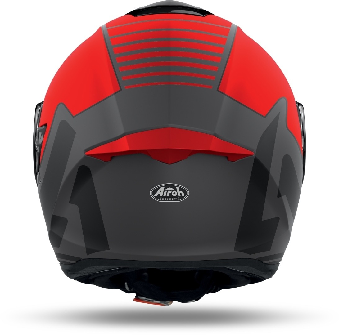 Casco integrale fibra moto Airoh St 501 Type rosso red helmet casque