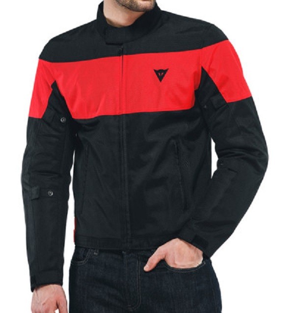Giacca Dainese Elettrica Air Tex Black lava red jacket