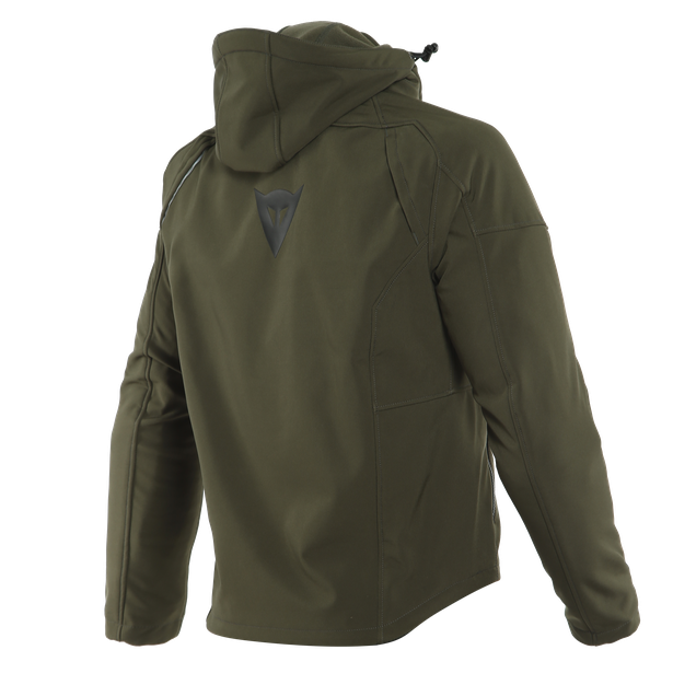 Giacca moto Dainese Ignite Tex verde militare grape-leaf jacket